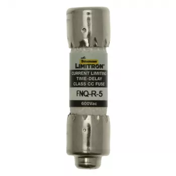 Eaton FNQ-R-5 laika aiztures drošinātājs, 5 A, 600 V AC, Class CC, 10 gab.