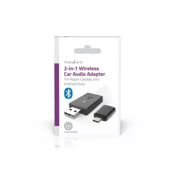 Nedis CKAA2400BK Bluetooth 5.0 USB-A adapteris, melns, 10 m diapazons