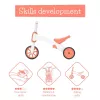 Chillafish Bunzi 2-in-1 līdzsvara velosipēds un trīsritenis, Flamingo rozā, vecumam 1-3 gadi