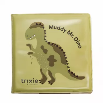 Trixie Dinozauru Vannas Grāmata, Ūdensizturīga, Peld, Čaukstošas Lapas, 6m+