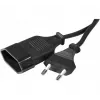 EXERTIS CONNECT pagarinātāja kabelis, Euro plug uz Euro ligzdu, melns, 1,8 m 573721