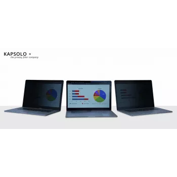 KAPSOLO 2 virzienu noņemams privātuma filtrs DELL XPS 13 (9310) 2-in-1, 13,4 collas, 16:10, pret atspīdumu, saderīgs ar skārienjutību KAP12716