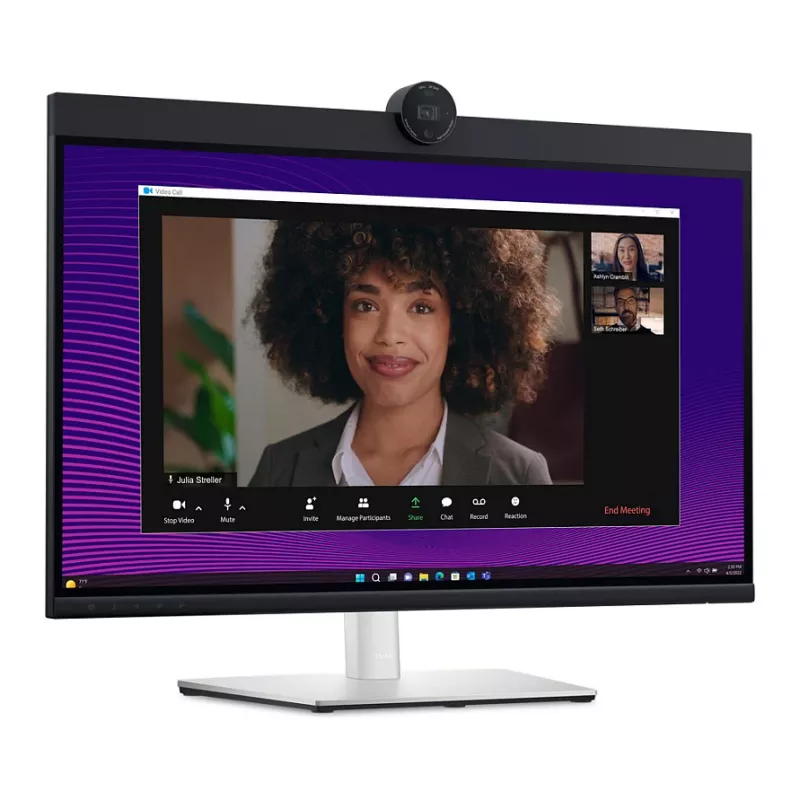 DELL P2724DEB 27 collu QHD IPS videokonferenču monitors ar tīmekļa kameru, USB-C 90W, Ethernet