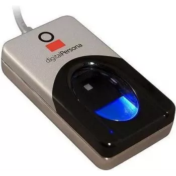 HID DigitalPersona 4500, Bulk, USB pirkstu nospiedumu lasītājs, USB 2.0, optiskais, 512 dpi, 256 pelēktoņu līmeņi, 0.105 kg, DigitalPersona logotips, SDK jāiegādājas atsevišķi (50013-001-104)