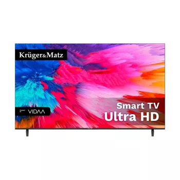 Kruger&Matz KM0250UHD-V3 50 collu 4K UHD viedais LED televizors ar VIDAA U5, DVB-T2/S2, HDR10, Bluetooth, balss vadību