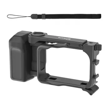 Sunnylife Vlogu komplekts Insta360 GO 2 kamerai - aukstā kurpju stiprinājums un kakla siksna (melns)