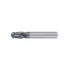Cietā volframa karbīda stūra rādiusa frēzgalva 12,0 mm, R6,0, 4 asmeņi, 16/73 mm