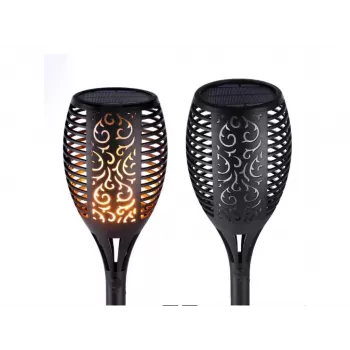 Forever Light saules lāpa ar liesmas efektu, 33 LED, 6,6W, 600mAh, IP44, zemes mietiņš