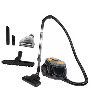 BLOW C899 bez maisiņa cikloniskais putekļsūcējs, 700 W, 2,5 L, HEPA H13, melns/sarkans