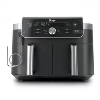 Ninja Dual Zone XL DZ950EU karstā gaisa friteris 9,5 L 2470 W, melns/pelēks