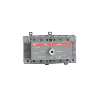ABB OT80F4C 4-polų 80A pārslēgšanas slēdzis (rokturis nav iekļauts) 1SCA105418R1001