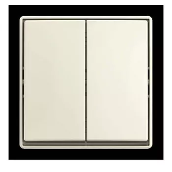 BUSCH-JAEGER pārslēga slēdzis, virsapmetuma, pārslēgšanas, 10 AX, 250 V AC, Alpu balts 2TKA00005524