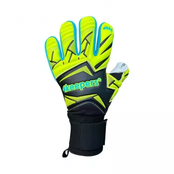 4Keepers Force V5 25 Wave NC vārtsargu cimdi melni/fluo zaļi 9. izmērs