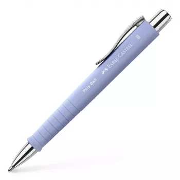 Faber-Castell Poly Ball XB Colours lodīšu pildspalva, Iris korpuss, zila tinte, 1,0 mm 241154