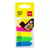 DELI Līmlapiņas ar indeksu PP 50x12 mm 100 loksnes Dažādās krāsās (D338199)