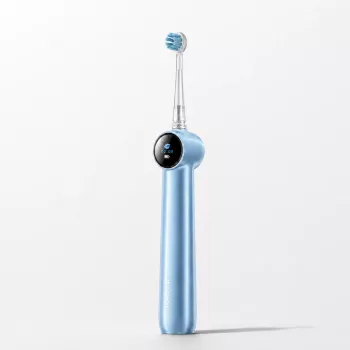 RANVOO PH5 Bubble Sonic elektriskā zobu birste, 38 000 VPM, 5 režīmi, IPX7, USB uzlāde, zila