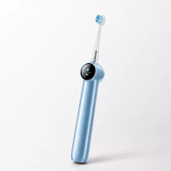 RANVOO PH5 Bubble Sonic elektriskā zobu birste, 38 000 VPM, 5 režīmi, IPX7, USB uzlāde, zila