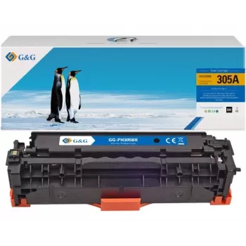 G&G saderīga tonera kasetne HP 305A/CE410A, melna, 2200 lappuses, 14394