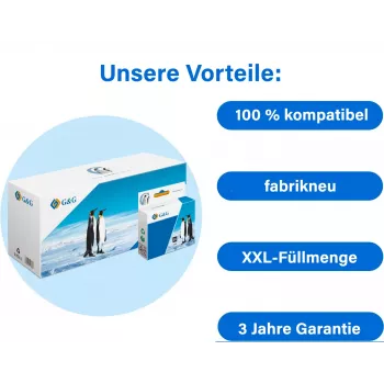G&G XXL tonera kasetne, saderīga ar Kyocera TK-130 (20363)