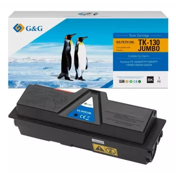 G&G XXL tonera kasetne, saderīga ar Kyocera TK-130 (20363)