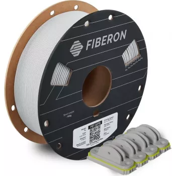 Polymaker Fiberon PET-GF15 1,75mm gaiši pelēks 0,5kg 3D printera kvēldiegs (FL02004)