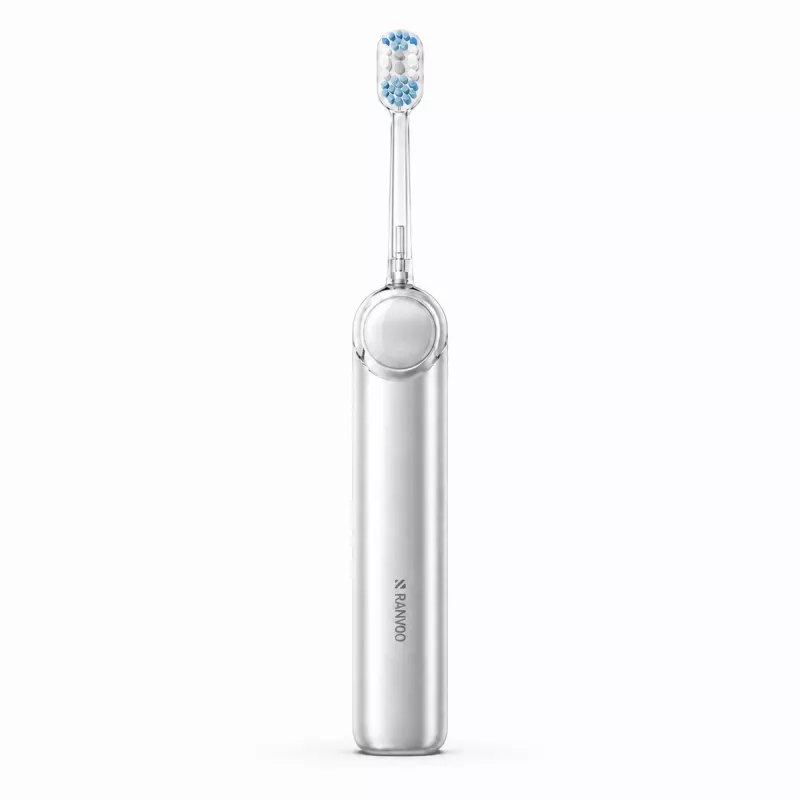RANVOO PQ5 Pure Sonic elektriskā zobu birste, sudraba krāsā