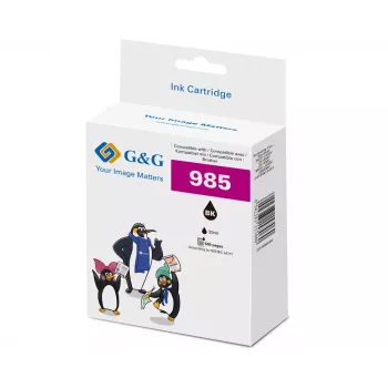G&G saderīga tintes kasetne Brother LC-985BK melna (18821)