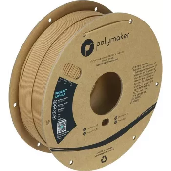 Polymaker PolyLite LW-PLA 1.75mm melns 0.8kg (PA08004)