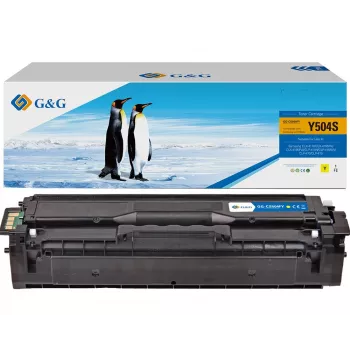 G&G saderīga tonera kasetne Samsung CLT-Y504S / HP SU502A - dzeltena, 1 800 lappuses (14458)