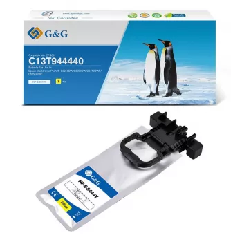 G&G saderīga dzeltena tintes kasetne Epson T9444 (15982)