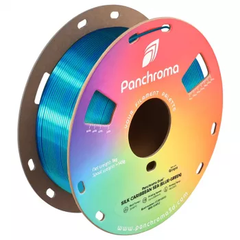 Polymaker Panchroma PLA Dual Silk Caribbean Sea 1.75mm 1kg 3D printera filamenta CA03025