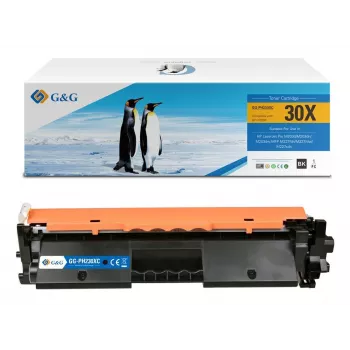 G&G XL tintes kasetne HP 30X/CF230X ar oriģinālo mikroshēmu (15306)