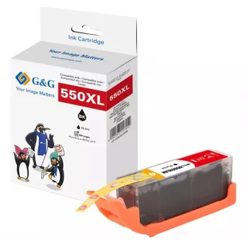 G&G tintes kasetne Canon PGI-550PGBK XL melna (18824)