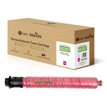G&G saderīgs fuksijas (magenta) tonera kārtridžs Ricoh 842257 (GR-R842257, 19 000 lappuses)