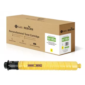 G&G saderīga toņa kasetne dzeltena Ricoh 841854 (22 500 lappuses) GR-R841854