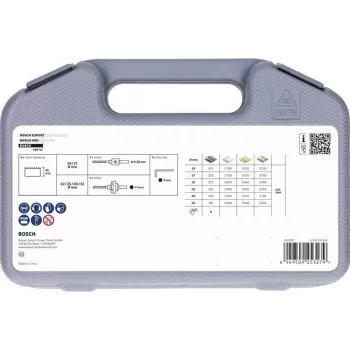 Bosch 2608594614 7 daļu Progressor bi-metāla caurumu zāģu komplekts ar Power Change adapteri (20-64 mm)