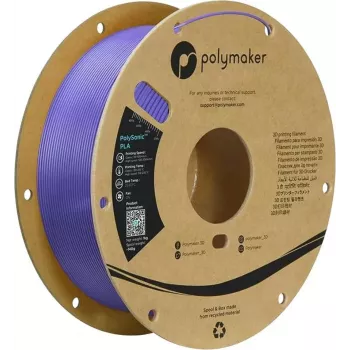 Polymaker PolySonic PLA High Speed 1,75mm purpura 1kg 3D printera kvēldiegs PA12008