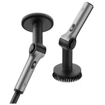 HOTO Flexi Cordless Spin Scrubber QWQJA08 (HFE0030GL) - teleskopiska elektriskā tīrīšanas birste ar 3 uzgaļiem, IPX7, USB-C