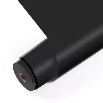 LOKLiK Pastāvīga lipīgā vinila plēve matēti melna 12 m rullis 30.5 cm plata SG-JST-0036-US-L-B2B