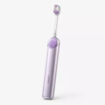 RANVOO PQ5 Pure soniskā elektriskā zobu birste, purpura, 5 režīmi, 4 uzgaļi, USB uzlāde