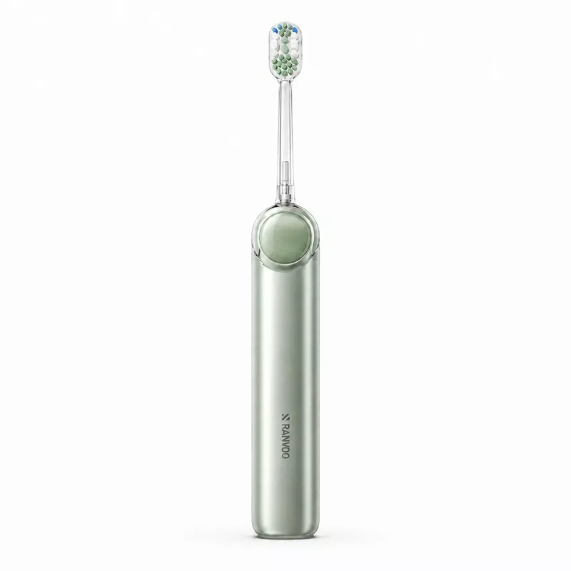 RANVOO PQ5 Pure Sonic elektriskā zobu birste, zaļa