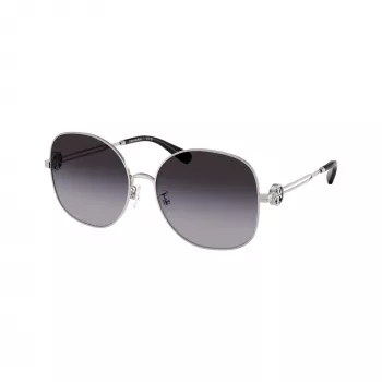 Tory Burch TY6112-32748G sieviešu saulesbrilles, tumši havannas rāmis, brūnas gradienta lēcas, 56/16/140 mm