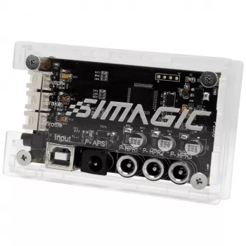 SIMAGIC Haptic Control Box (P2000-HCB) - 4 kanālu haptiskās atgriezeniskās saites vadības bloks P2000 pedāļiem