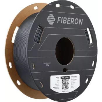 Polymaker Fiberon PPS-CF10 filamenti (FM01001) – 1,75 mm, 500 g, melns