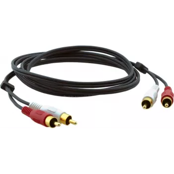 Kramer C-2RAM/2RAM-10 koaksiālais audio kabelis RCA male uz RCA male 3,0m melns 95-0202010