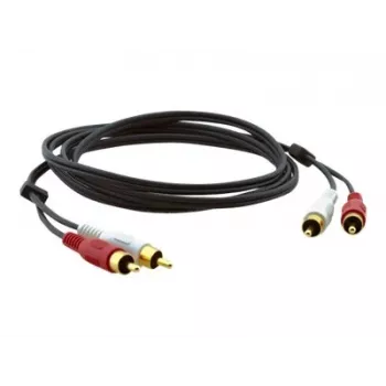 Kramer C-2RAM/2RAM-10 koaksiālais audio kabelis RCA male uz RCA male 3,0m melns 95-0202010