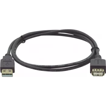 Kramer Electronics C-USB/AAE-3 USB 2.0 pagarinājuma kabelis, USB-A tēviņš uz USB-A mātīte, 0,9 m, balts 96-02121003