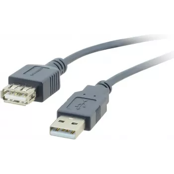 Kramer Electronics C-USB/AAE-3 USB 2.0 pagarinājuma kabelis, USB-A tēviņš uz USB-A mātīte, 0,9 m, balts 96-02121003