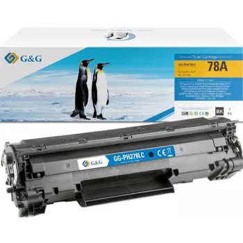 G&G XL tonera kasetne, saderīga ar HP 78A / Canon 726 (14178)