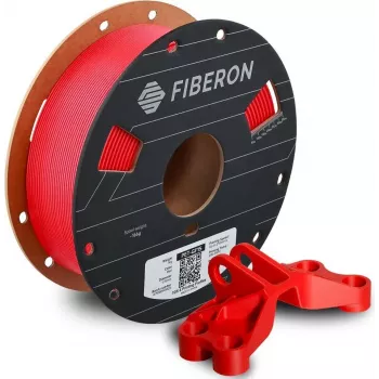 Polymaker Fiberon PET-GF15 1,75mm sarkans 0,5kg 3D printera filamenti FL02007
